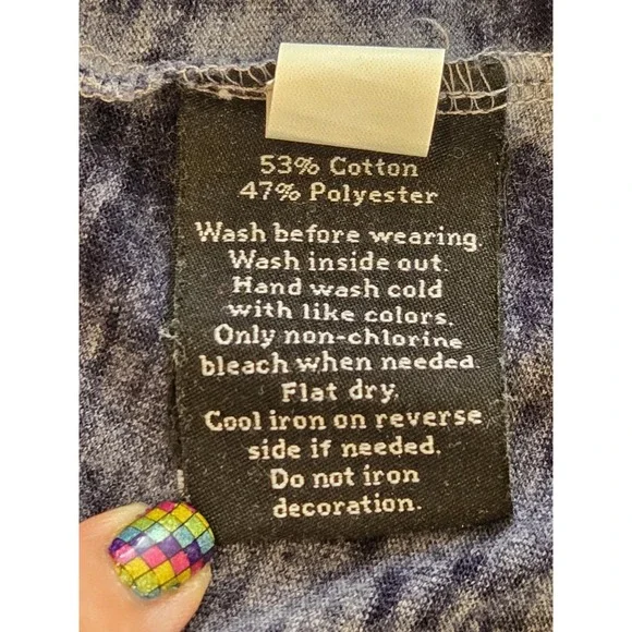 Tunic Shirt Size S Star Wars Rock & Republic Studded R2-D2 Short Sleeve High Lo - Picture 11 of 11